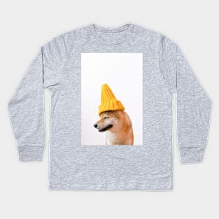 Shiba Inu Kids Long Sleeve T-Shirt